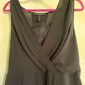 BCBGMAXAZRIA sz 12 Elegant maxi thigh high split dress